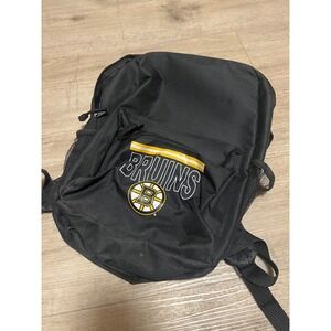 Boston Bruins NHL Black Backpack School Bag‎ Travel Laptop Bag Hockey